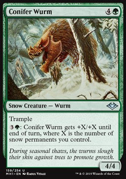 Conifer Wurm - Modern Horizons (Uncommon) [MH1-159]