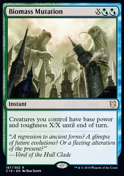 Biomass Mutation - Commander 2019 (Rare) [C19-187]