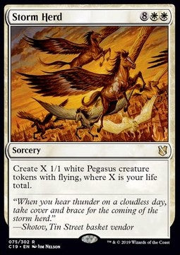 Storm Herd - Commander 2019 (Rare) [C19-75]