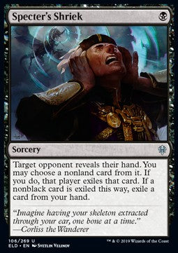 Specter's Shriek - Throne of Eldraine (Uncommon) [ELD-106]