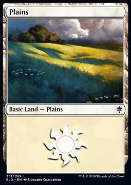Plains (V.2) - Throne of Eldraine (Land) [ELD-251]
