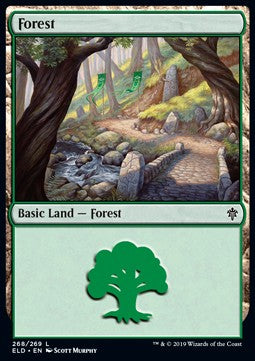 Forest (V.3) - Throne of Eldraine (Land) [ELD-268]
