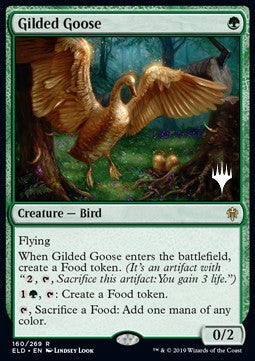 Gilded Goose (V.2) - Throne of Eldraine: Promos (Rare) [PELD-160]