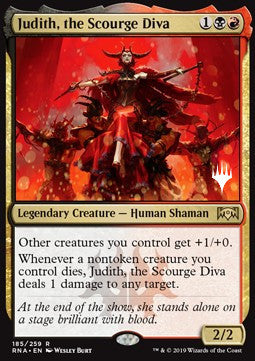 Judith, the Scourge Diva - Throne of Eldraine: Promos (Rare) [PELD-185]