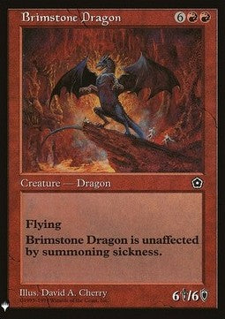 Brimstone Dragon - Mystery Booster (Rare) [MYS-92]