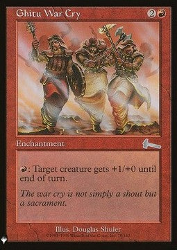 Ghitu War Cry - Mystery Booster (Uncommon) [MYS-78]