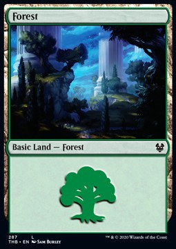 Forest (V.2) - Theros Beyond Death: Extras (Land) [XTHB-287]