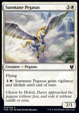 Sunmane Pegasus - Theros Beyond Death (Common) [THB-38]