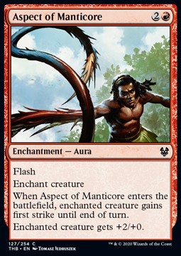 Aspect of Manticore - Theros Beyond Death (Common) [THB-127]