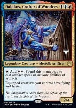 Dalakos, Crafter of Wonders (V.1) - Theros Beyond Death: Promos (Rare) [PTHB-212]