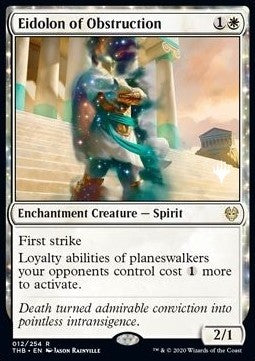 Eidolon of Obstruction (V.1) - Theros Beyond Death: Promos (Rare) [PTHB-12]