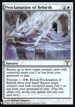 Proclamation of Rebirth - Mystery Booster (Rare) [MYS-15]