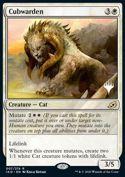 Cubwarden (V.1) - Ikoria: Lair of Behemoths: Promos (Rare) [PIKO-7]