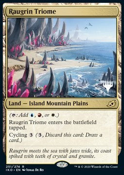 Raugrin Triome (V.1) - Ikoria: Lair of Behemoths: Promos (Rare) [PIKO-251]