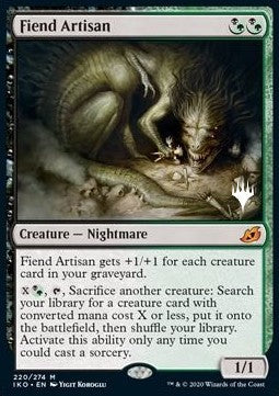 Fiend Artisan (V.1) - Ikoria: Lair of Behemoths: Promos (Mythic) [PIKO-220]