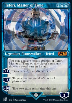 Teferi, Master of Time (V.8) - Core 2021: Extras (Mythic) [XM21-293]