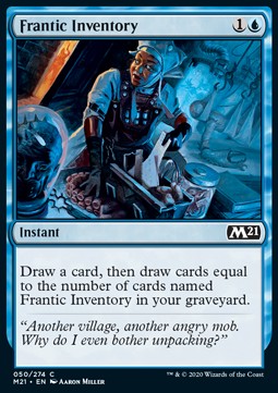 Frantic Inventory - Core 2021 (Common) [M21-50]