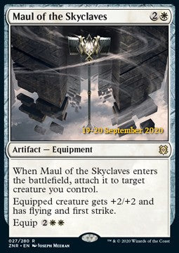 Maul of the Skyclaves (V.2) - Zendikar Rising: Promos (Rare) [PZNR-27]