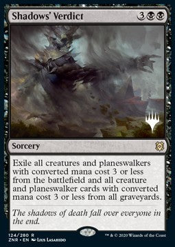 Shadows' Verdict (V.1) - Zendikar Rising: Promos (Rare) [PZNR-124]