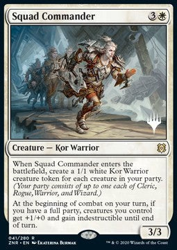Squad Commander (V.1) - Zendikar Rising: Promos (Rare) [PZNR-41]