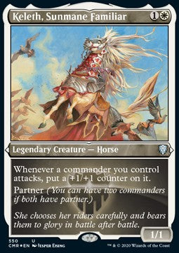 Keleth, Sunmane Familiar - Commander Legends: Extras (Uncommon) [XCMR-550]