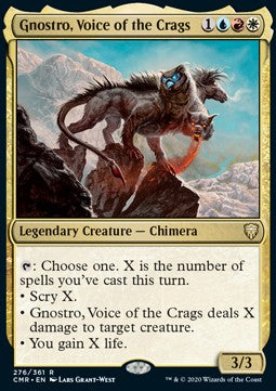 Gnostro, Voice of the Crags - Commander Legends (Rare) [CMR-276]