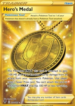 Hero's Medal - Vivid Voltage (Secret Rare) [VIV-201]