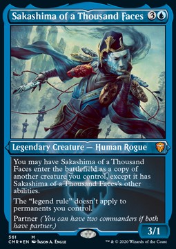Sakashima of a Thousand Faces - Commander Legends: Extras (Mythic) [XCMR-561]