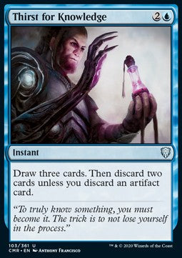 Thirst for Knowledge - Commander Legends (Uncommon) [CMR-103]