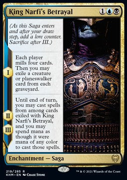 King Narfi's Betrayal - Kaldheim (Rare) [KHM-219]