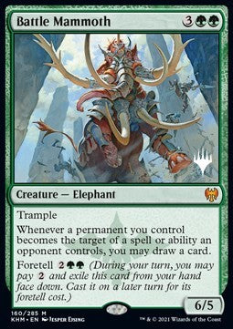 Battle Mammoth (V.2) - Kaldheim: Promos (Mythic) [PKHM-160]