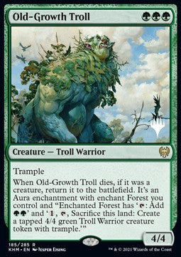 Old-Growth Troll (V.2) - Kaldheim: Promos (Rare) [PKHM-185]