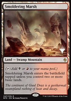 Smoldering Marsh - Kaldheim: Promos (Rare) [PKHM-314]