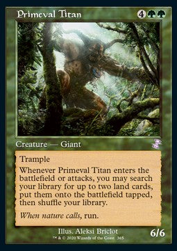 Primeval Titan - Time Spiral Remastered: Extras (Time Shifted) [XTSR-365]