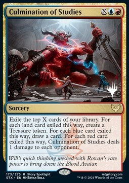 Culmination of Studies (V.2) - Strixhaven: School of Mages: Promos (Rare) [PSTX-173]