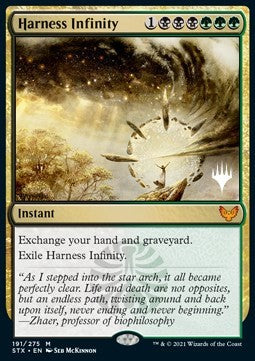 Harness Infinity (V.2) - Strixhaven: School of Mages: Promos (Mythic) [PSTX-191]