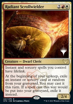 Radiant Scrollwielder (V.2) - Strixhaven: School of Mages: Promos (Rare) [PSTX-221]