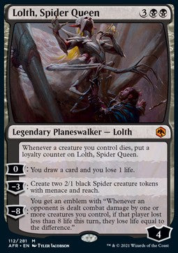 Lolth, Spider Queen - Adventures in the Forgotten Realms (Mythic) [AFR-112]