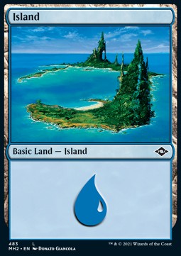 Island (V.1) - Modern Horizons 2: Extras (Land) [XMH2-483]