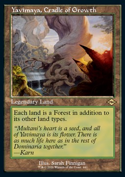 Yavimaya, Cradle of Growth (V.1) - Modern Horizons 2: Extras (Rare) [XMH2-441]