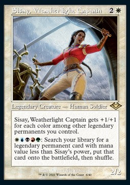 Sisay, Weatherlight Captain (V.1) - Modern Horizons: Retro Frame Cards (Rare) [RMH2-6]