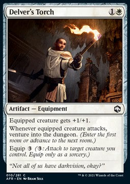 Delver's Torch - Adventures in the Forgotten Realms (Common) [AFR-10]
