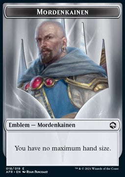 Mordenkainen Emblem // Wolf Token (G 2/2) - Adventures in the Forgotten Realms: Extras (Token) [XAFR-T 18/14]