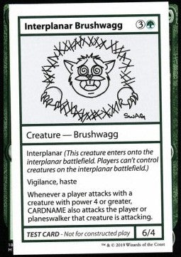 Interplanar Brushwagg (V.2) - Mystery Booster: Playtest Cards (Special)