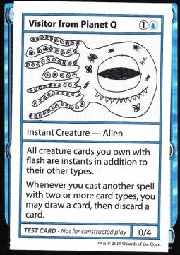 Visitor from Planet Q (V.2) - Mystery Booster: Playtest Cards (Special)