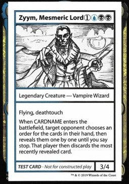 Zyym, Mesmeric Lord (V.2) - Mystery Booster: Playtest Cards (Special)
