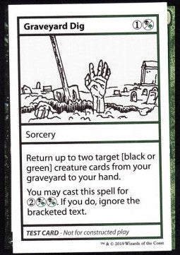 Graveyard Dig (V.2) - Mystery Booster: Playtest Cards (Special)