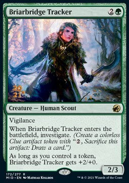 Briarbridge Tracker (V.1) - Innistrad: Midnight Hunt: Promos (Rare) [PMID-172]