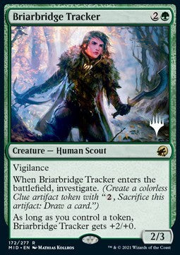 Briarbridge Tracker (V.2) - Innistrad: Midnight Hunt: Promos (Rare) [PMID-172]