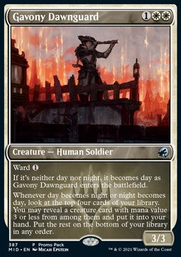 Gavony Dawnguard - Innistrad: Midnight Hunt: Promos (Uncommon) [PMID-387]